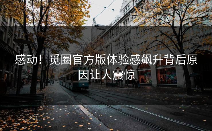 感动！觅圈官方版体验感飙升背后原因让人震惊